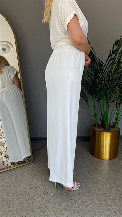 Selma Büyük Beden Geniş Paça Rahat Pantolon Büyük