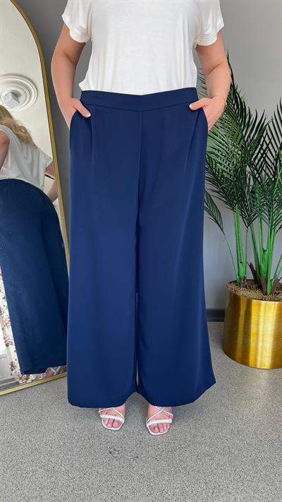 Selma Büyük Beden Geniş Paça Rahat Pantolon