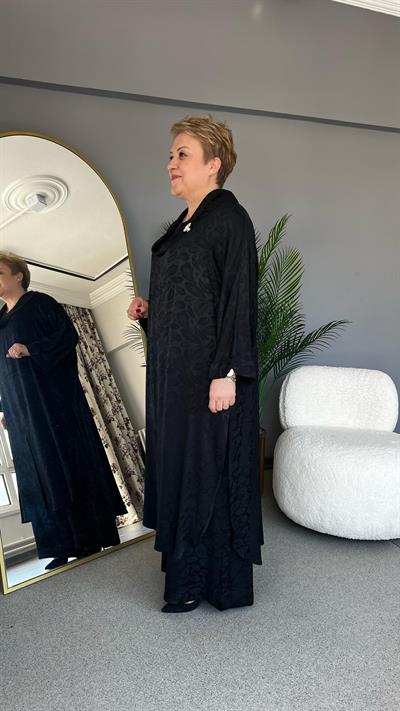 Selma Büyük Beden Geniş Yakalı Takım