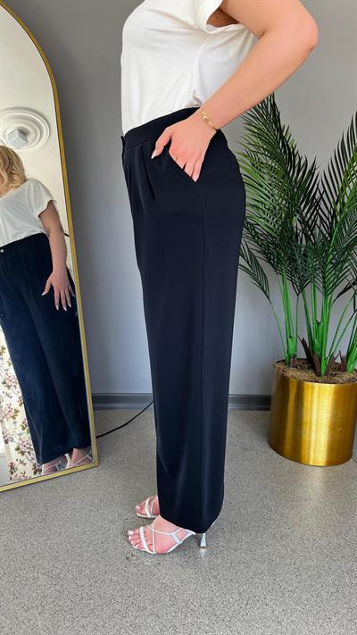 Selma Büyük Beden Hafif Kumaşlı Yazlık Pantolon