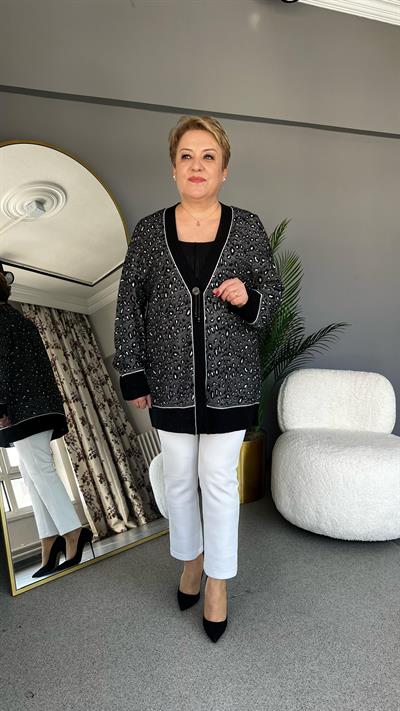 Selma Büyük Beden Hırka