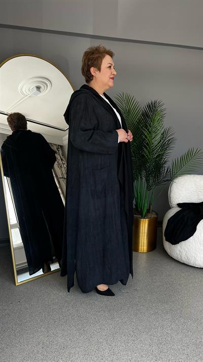 Selma Büyük Beden Hırka ve Pantolon Takım