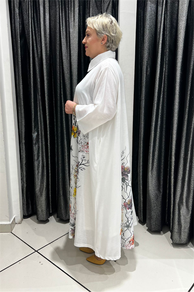 Selma Büyük Beden İçli Dışlı 2li Elbise