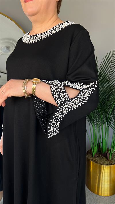 Selma Büyük Beden İncili Tunik