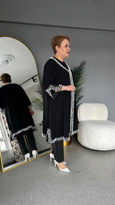 Selma Büyük Beden İncili Tunik