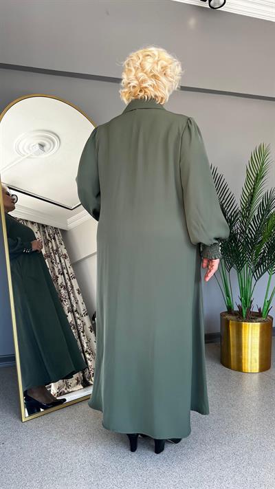 Selma Büyük Beden Krep Elbise