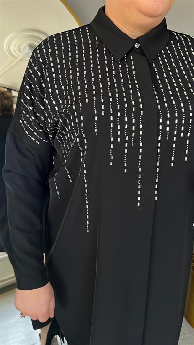 Selma Büyük Beden Mehtap Gömlek