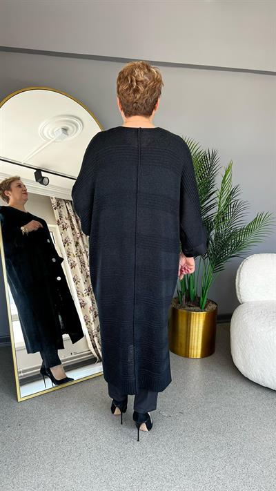 Selma Büyük Beden Merserize Hırka