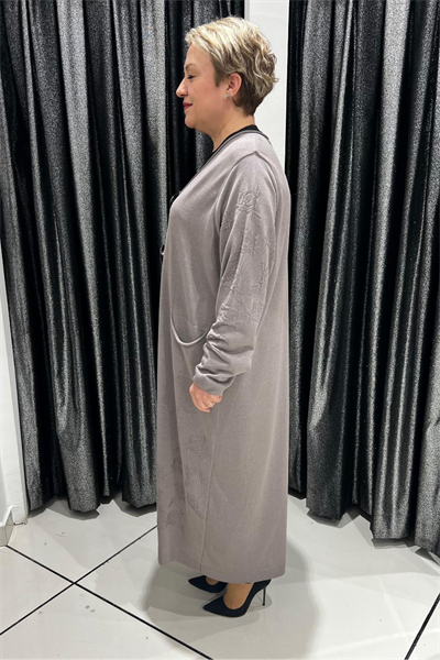 Selma Büyük Beden Merserize Şık Hırka