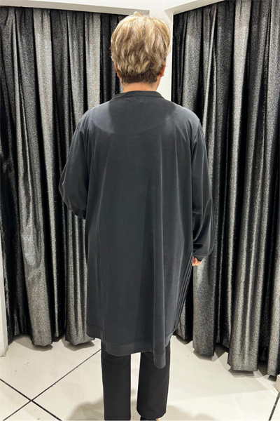 Selma Büyük Beden Modern Çapraz Fermuar Tunik