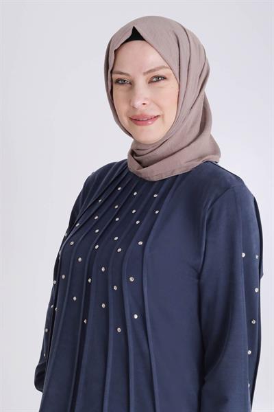 Selma Büyük Beden Örme Lyocell Tunik