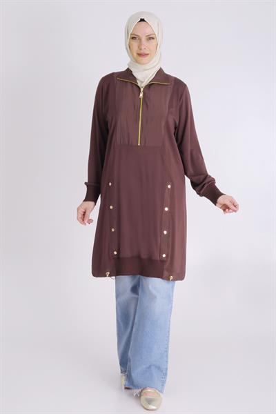 Selma Büyük Beden Örme Tunik