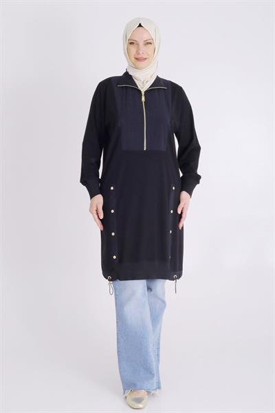 Selma Büyük Beden Örme Tunik