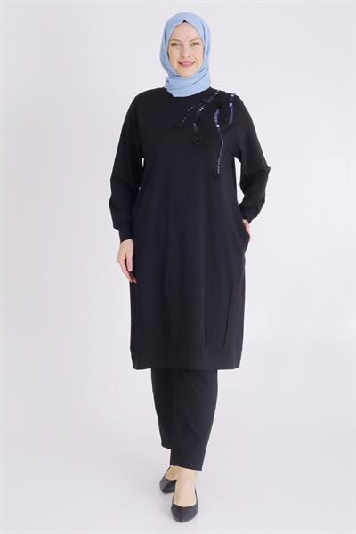 Selma Büyük Beden Örme Tunik