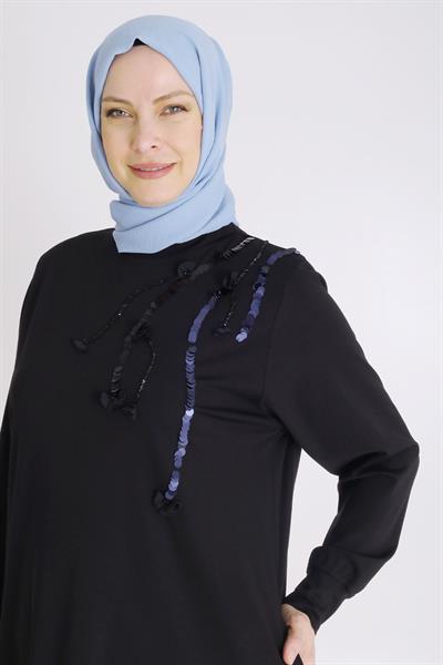 Selma Büyük Beden Örme Tunik