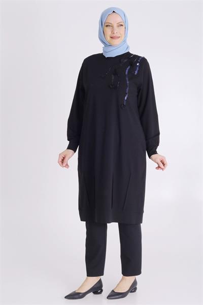 Selma Büyük Beden Örme Tunik