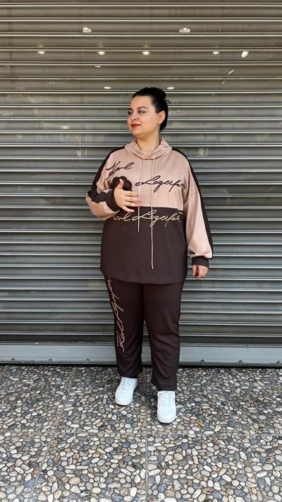 Selma Büyük Beden Oversize Konforlu Takım