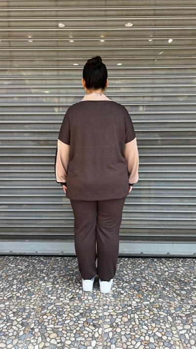 Selma Büyük Beden Oversize Konforlu Takım