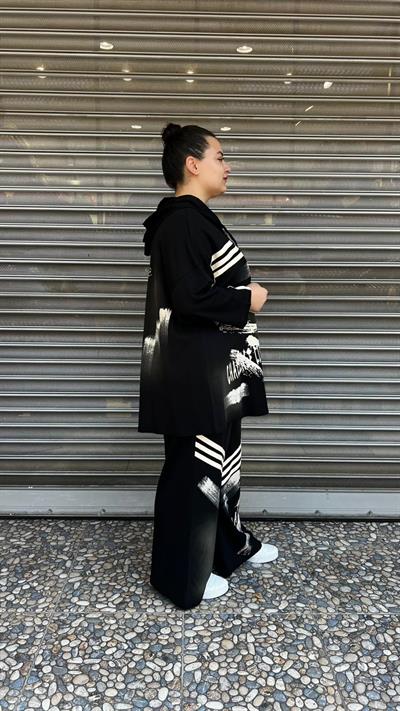 Selma Büyük Beden Oversize Tasarım Eşofman Takımı