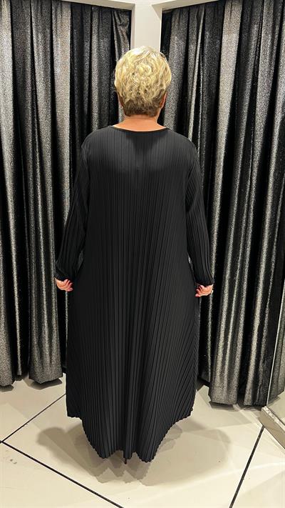 Selma Büyük Beden Özel Tasarım Desenli Elbise