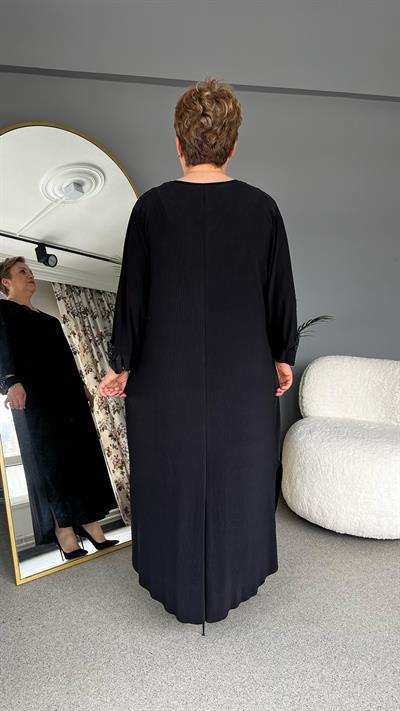 Selma Büyük Beden Plise Elbise