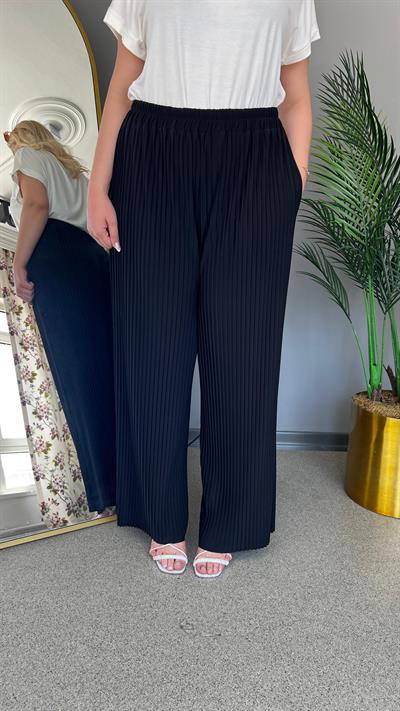 Selma Büyük Beden Pliseli Pantolon