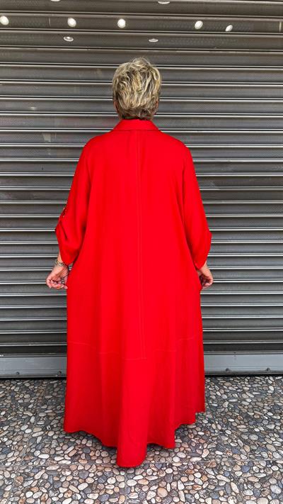 Selma Büyük Beden Rahat Kesim Elbise