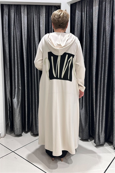 Selma Büyük Beden Rahat Kesim Fermuarlı Kap