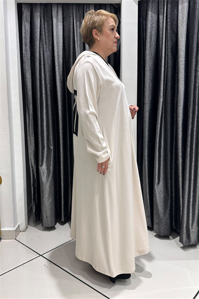 Selma Büyük Beden Rahat Kesim Fermuarlı Kap