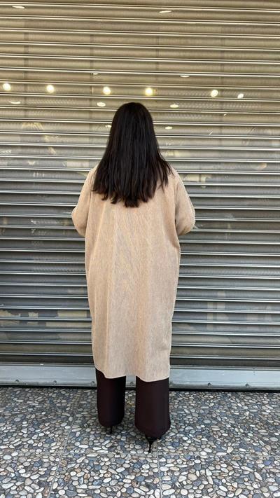 Selma Büyük Beden Rahat Kesim Fitilli Gömlek