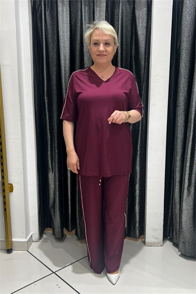 Selma Büyük Beden Rahat Kesim İkili Takım