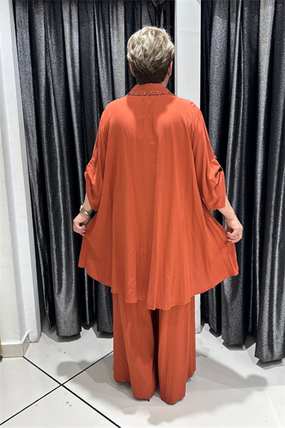 Selma Büyük Beden Rahat Kesim İkili Takım
