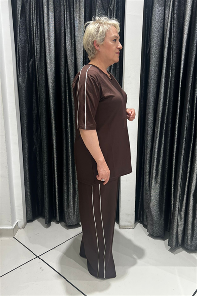 Selma Büyük Beden Rahat Kesim İkili Takım