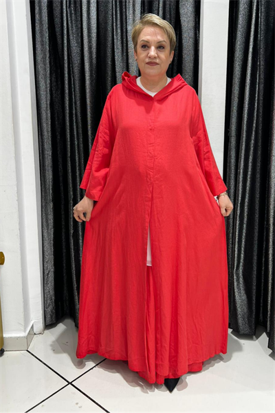 Selma Büyük Beden Rahat Kesim Kapüşonlu Takım