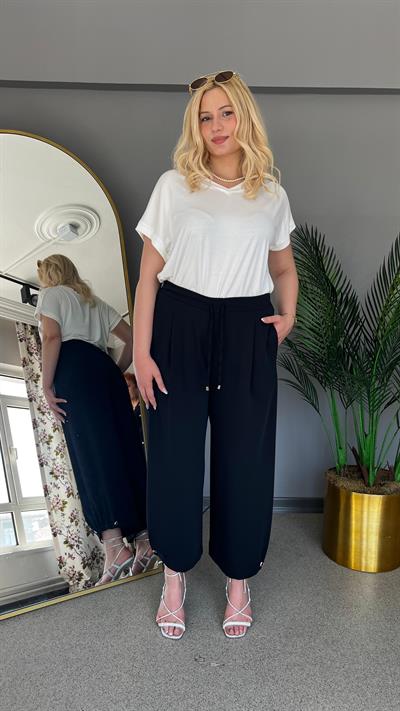 Selma Büyük Beden Rahat Kesim Şık Pantolon