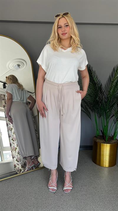Selma Büyük Beden Rahat Kesim Şık Pantolon