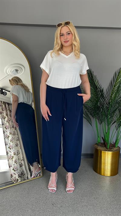 Selma Büyük Beden Rahat Kesim Şık Pantolon