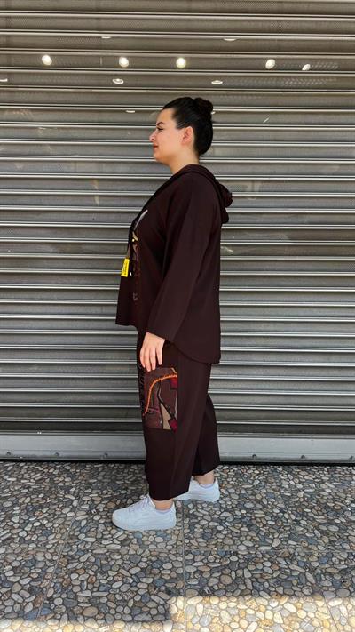 Selma Büyük Beden Rahat Kesim Tasarım Takım