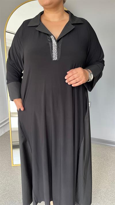 Selma Büyük Beden Salaş Elbise