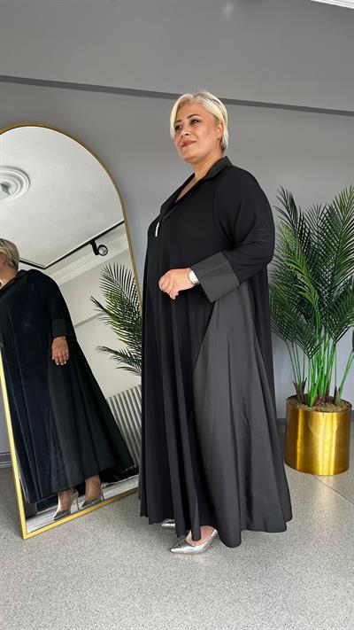 Selma Büyük Beden Salaş Elbise