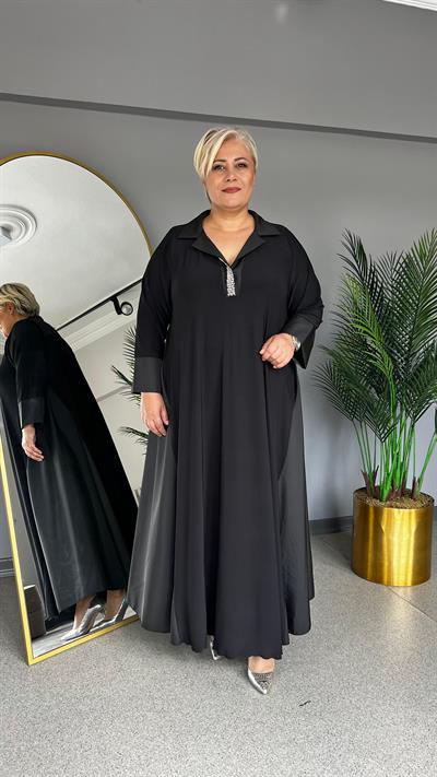 Selma Büyük Beden Salaş Elbise