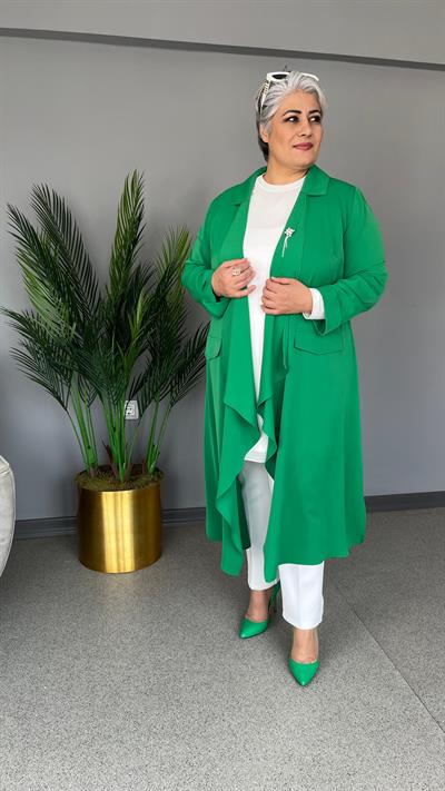 Selma Büyük Beden Salaş Hırka