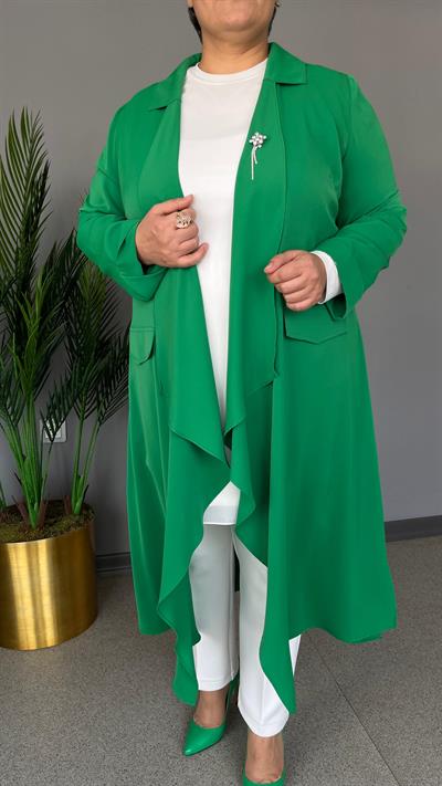 Selma Büyük Beden Salaş Hırka