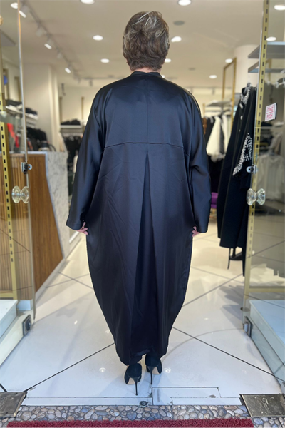 Selma Büyük Beden Saten Şık Kap