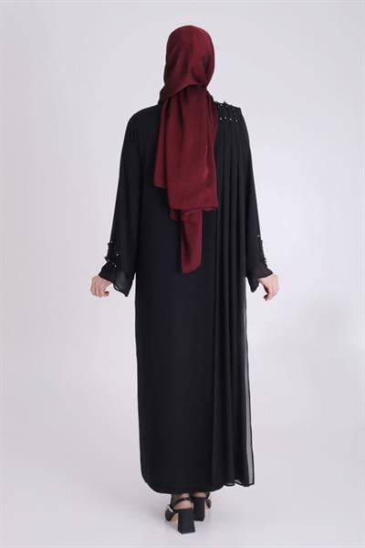 Selma Büyük Beden Şifon Kaplama Abiye Elbise