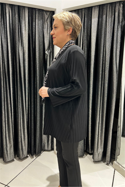 Selma Büyük Beden Şık Bluz - Fular Hediyeli