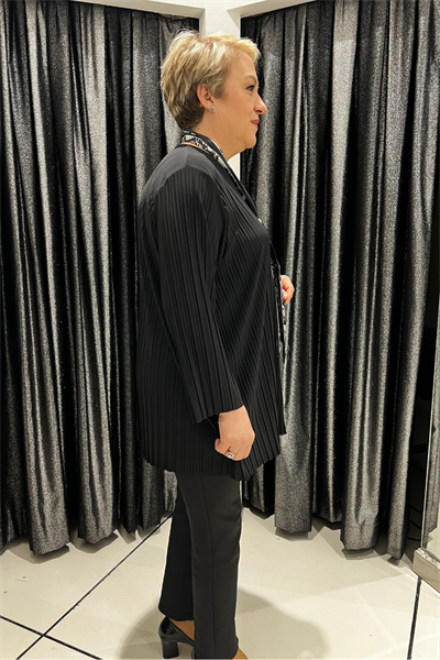 Selma Büyük Beden Şık Bluz - Fular Hediyeli