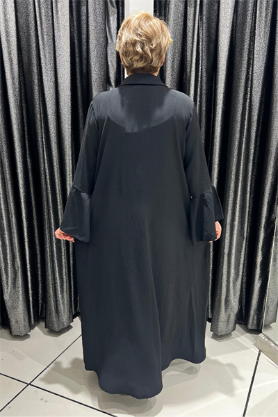 Selma Büyük Beden Şık Detaylı Elbise