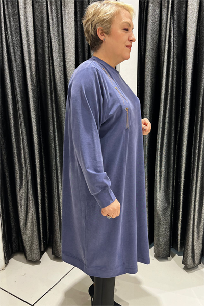 Selma Büyük Beden Şık Detaylı Tunik