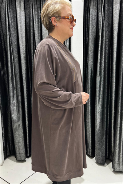 Selma Büyük Beden Şık Detaylı Tunik